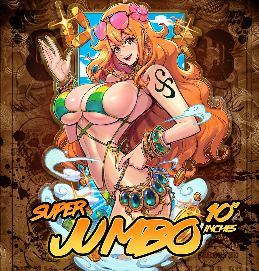 Nami's Summer Fun! - Large & Jumbo Clear Sticker