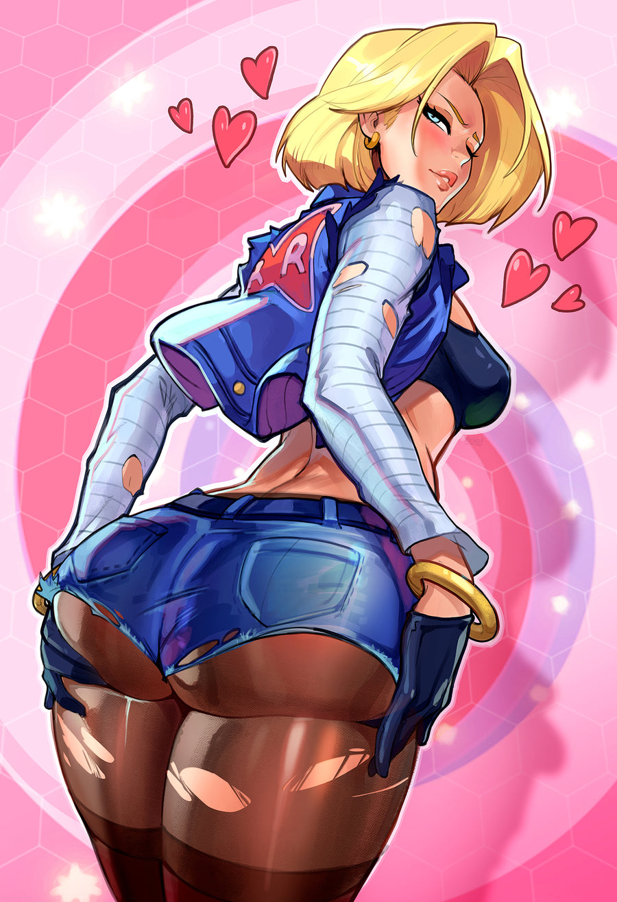 Android 18 Art Print