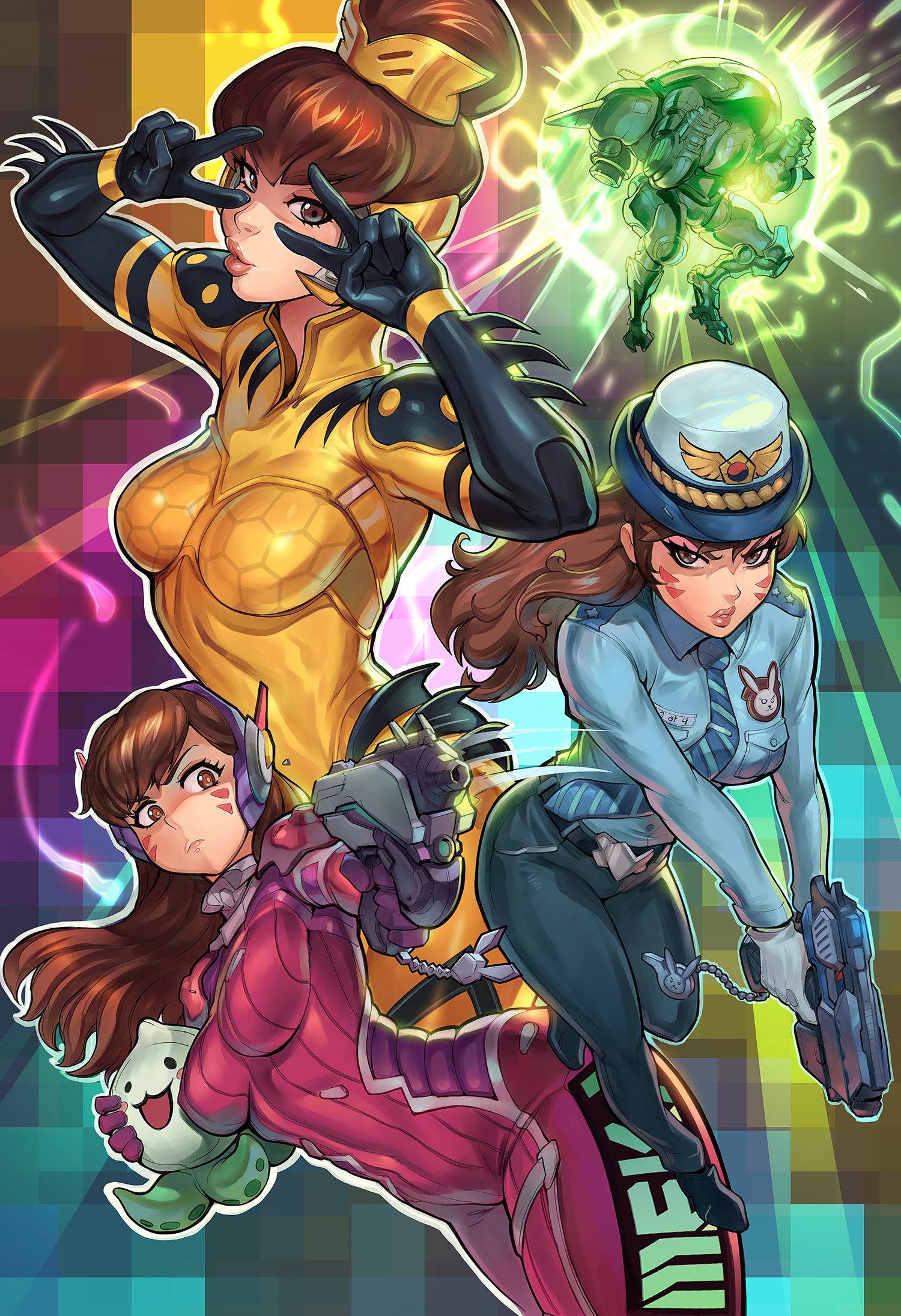 Overwatch DVA Art Print