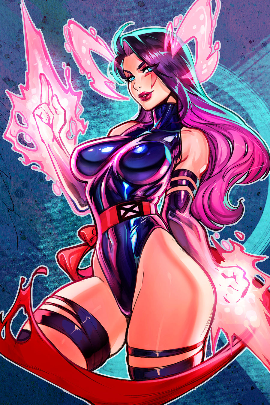 Psylocke X-Men Art Print