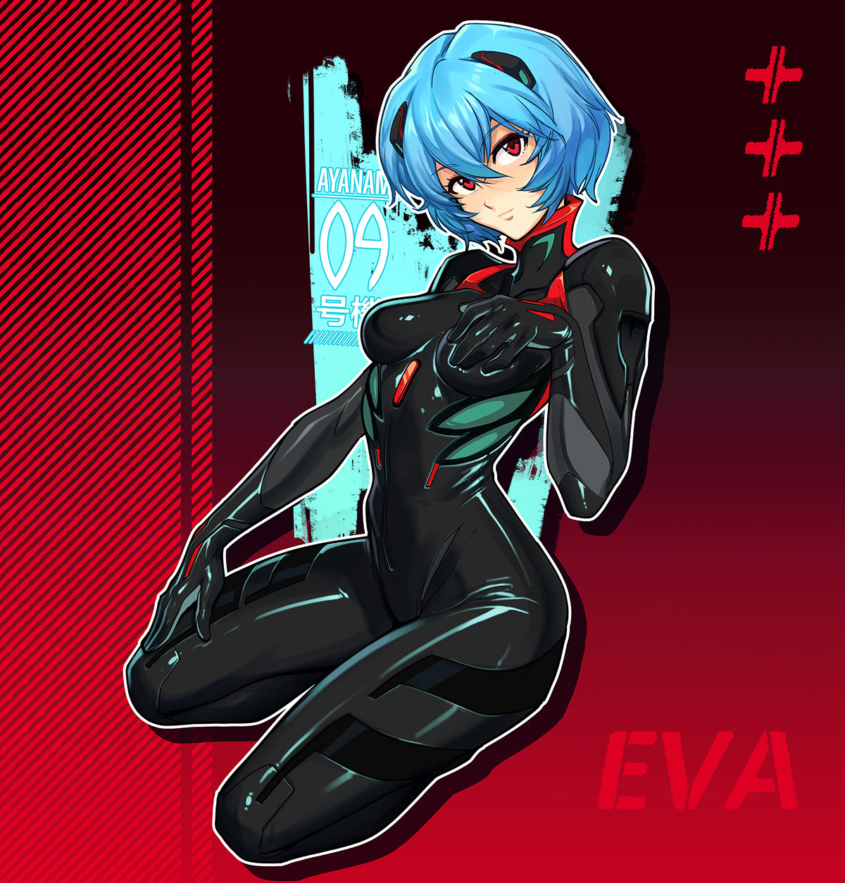 Evangelion - Ayanami REI 3.0 +1.0 Clear Sticker – REIQSHOP