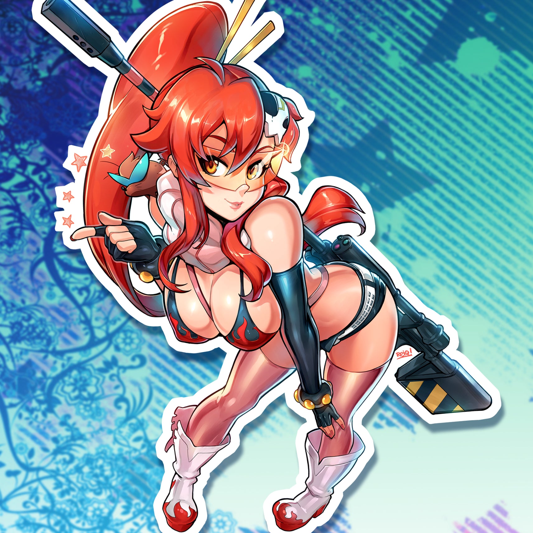 NEW Sticker Drop To Snatch! Kinky Android 21 and Gurren Lagann's Yoko!