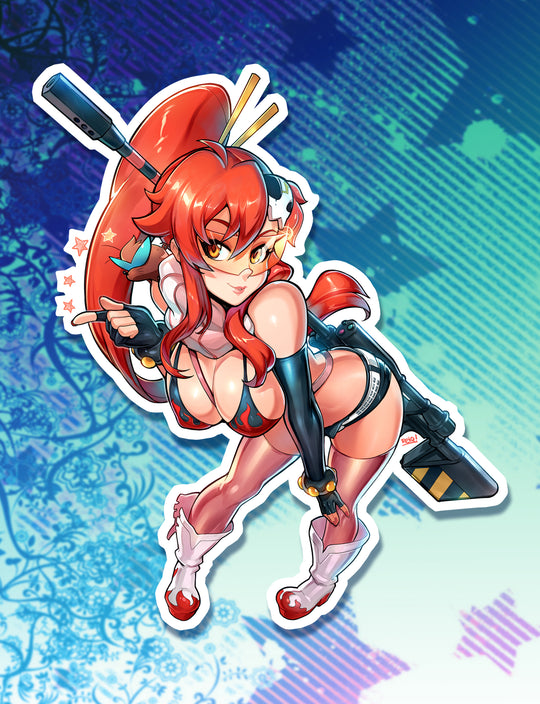 NEW Sticker Drop To Snatch! Kinky Android 21 and Gurren Lagann's Yoko!