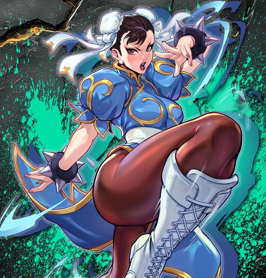 Chun-Li Classic Clear Sticker