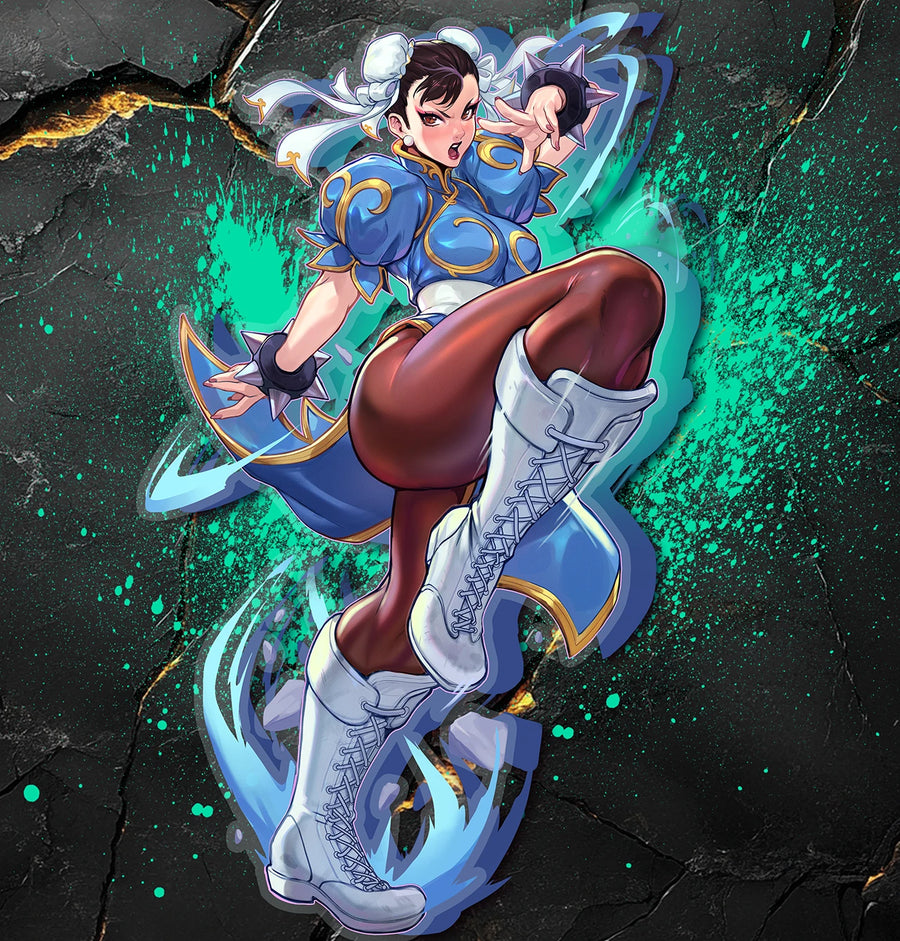Chun-Li Classic Clear Sticker