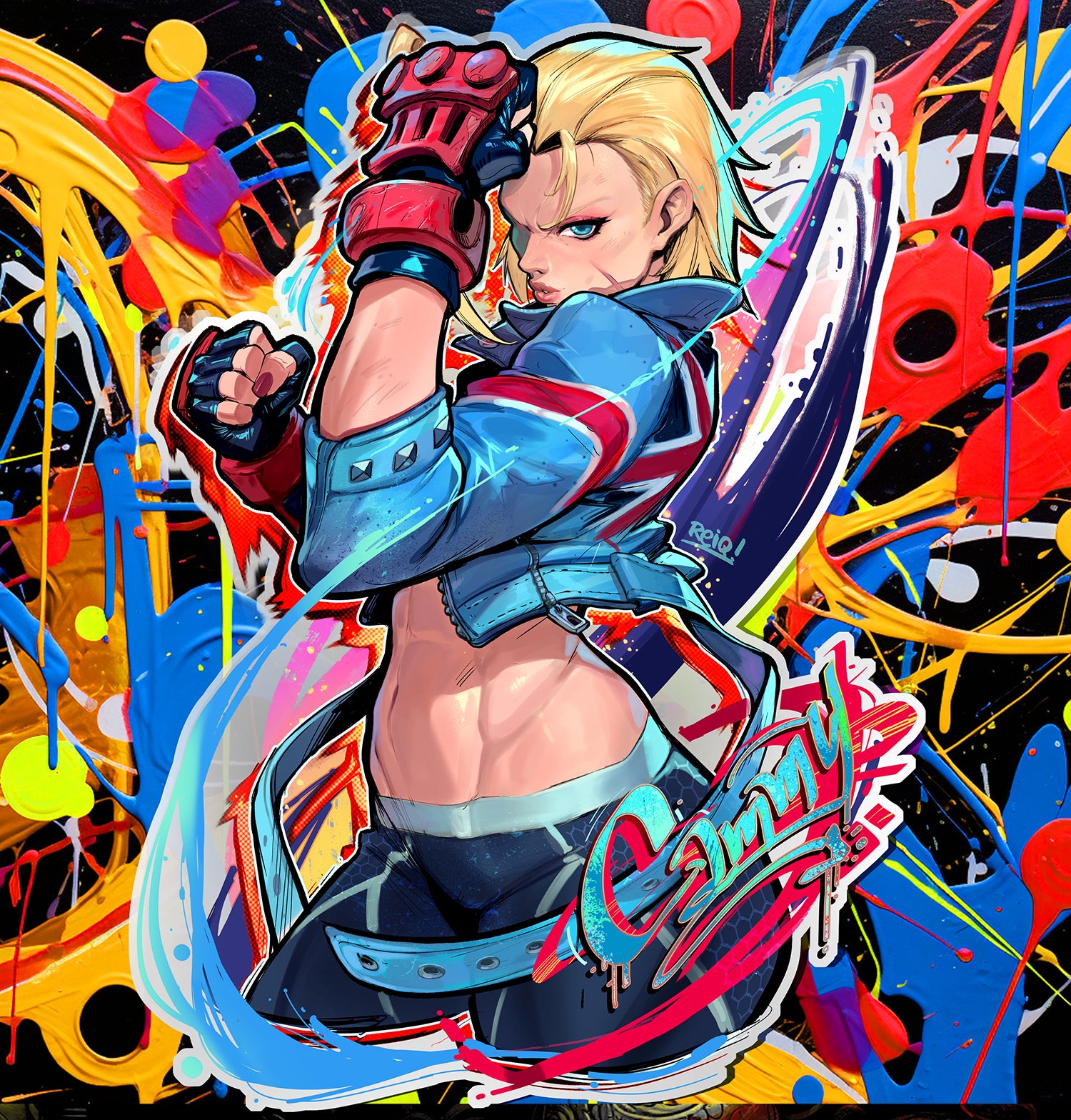 Street Fighter: Cammy Vinyl Sticker -  Denmark