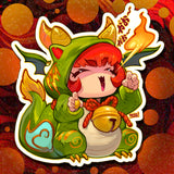 Candelita of the Dragon (Candelita) Vinyl Sticker Limited (50pcs)