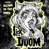 LICK Of DOOM / GLOW in the DARK Sticker Limited 250Pcs