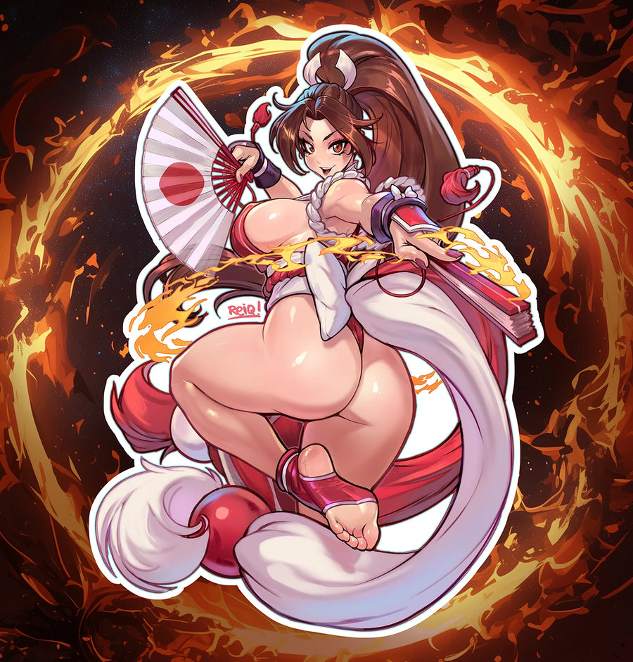 Mai Shiranui 🇯🇵 🔥  Vinyl Sticker