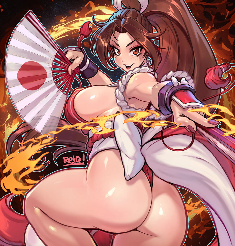 Mai Shiranui 🇯🇵 🔥  Vinyl Sticker