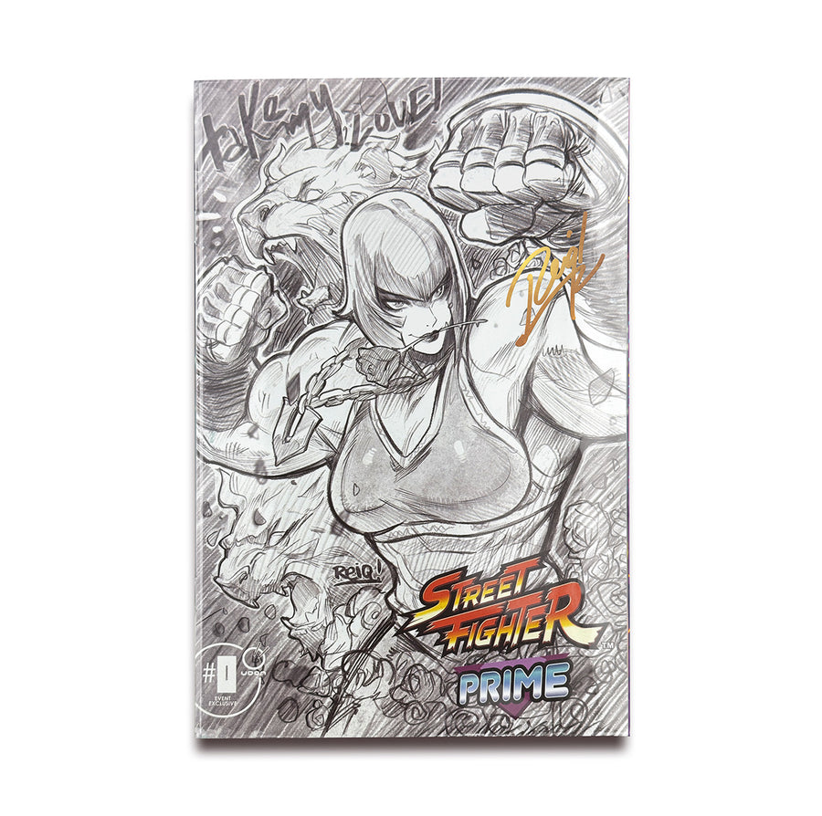 Street Fighter Prime #0  Event Exclusive Comic Pro Marisa Cover SIGNED