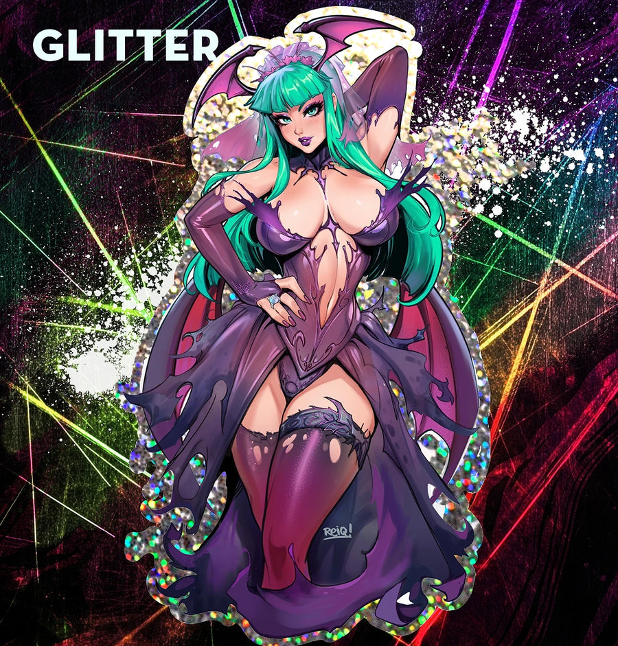 MORRIGAN Bridal Ver /// Clear & Glitter Sticker