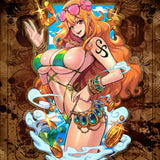 Nami's Summer Fun! - Large & Jumbo Clear Sticker