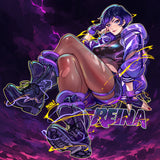 REINA Tekken 8 ⚡️💜⚡️ STICKER Boot and Feet Version.