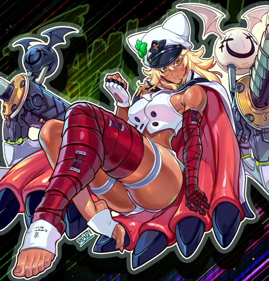 Ramlethal Guilty Gear Glitter / Clear Sticker
