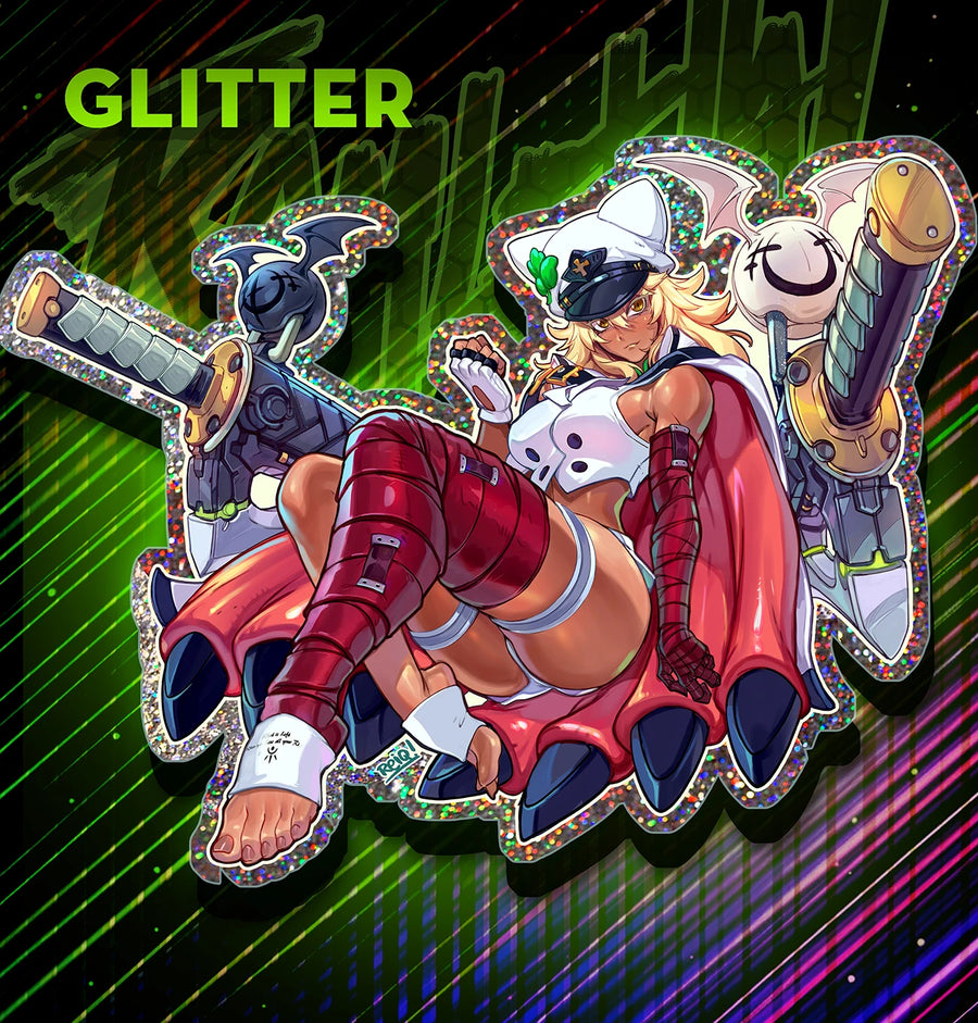 Ramlethal Guilty Gear Glitter / Clear Sticker