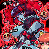 NSFW - ROT IN HELL / Kinky Cuties Seasonal Sticker