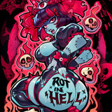 ROT IN HELL / Kinky Cuties Seasonal Sticker