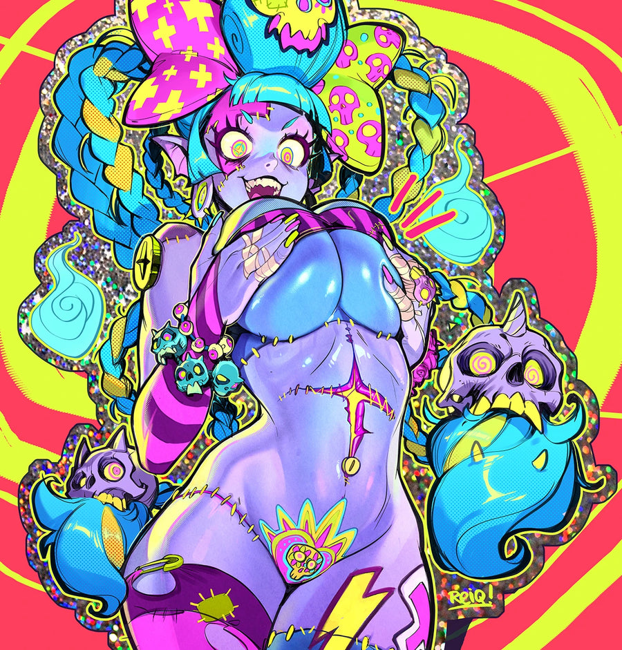 ZombieStein's New Pair! Glitter Sticker