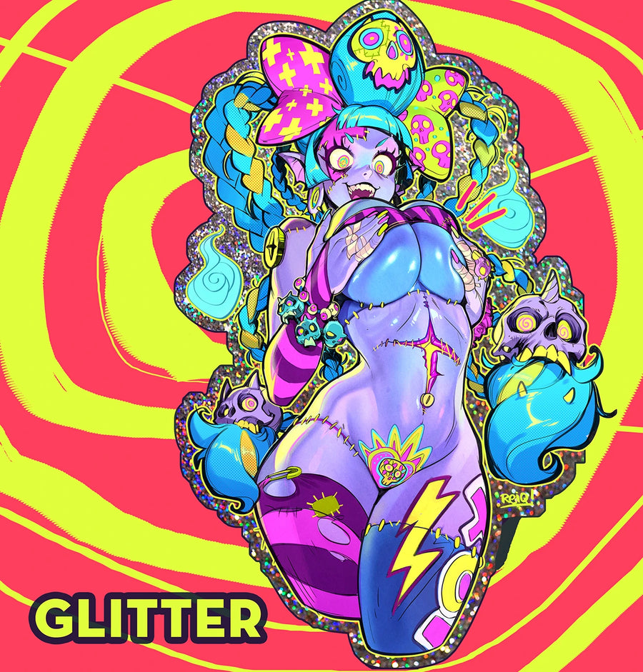 ZombieStein's New Pair! Glitter Sticker