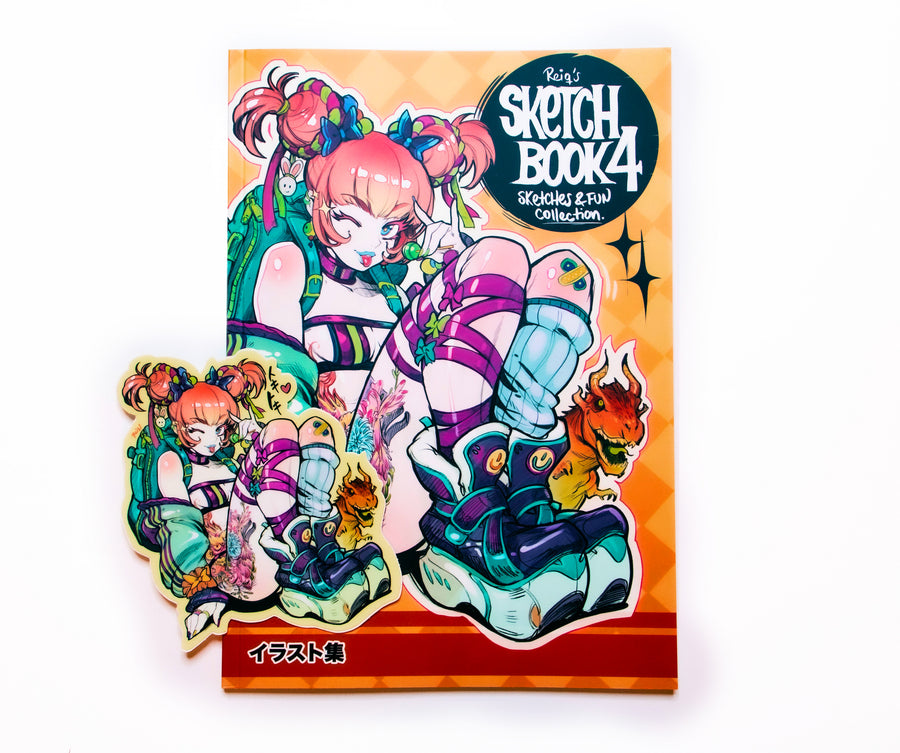 REIQ Sketchbook Vol. 4 + Exclusive Sticker!