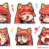 Candelita Emote Sticker Sheet limited Release 45 Pcs