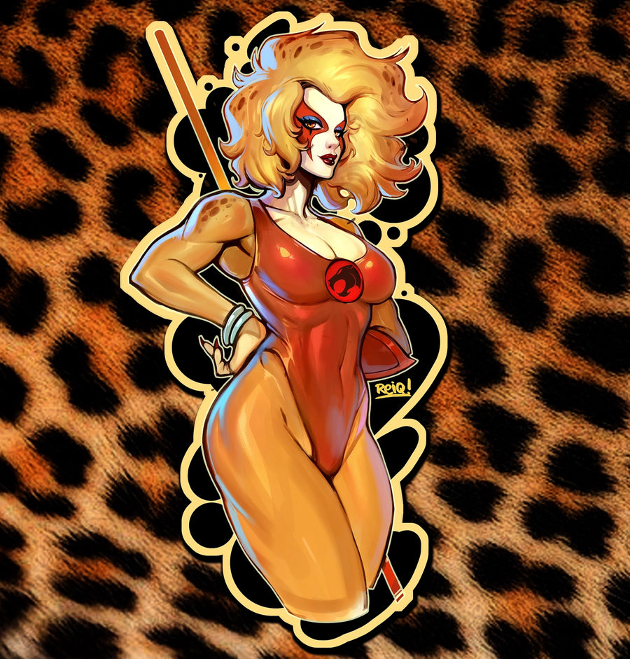 Cheetara Thundercats Sticker Set