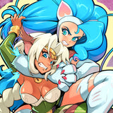 Felicia VS Aisha Clan Clan Super Cat Fight Sticker