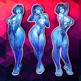 Cortana Clear Sticker Set of 3 200 Pcs