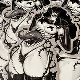 Spooky Monster Cutie X Mikomi Hokina Collab Seasonal Vinyl Sticker