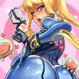 Samus Aran Metroid Unleashed Sticker