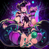 Juri Han SF6 Type B Clear Sticker