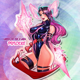 Psylocke! Ladies of the X-Men Clear Sticker