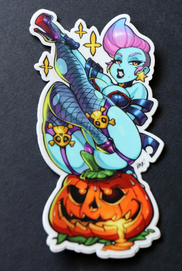 Pumpkin Queen Kinky Cutie Sticker