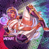 Street Fighter MENAT Glitter Sticker!