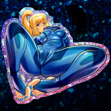Samus Aran in HEAT! GLITTER Sticker 100 PCs